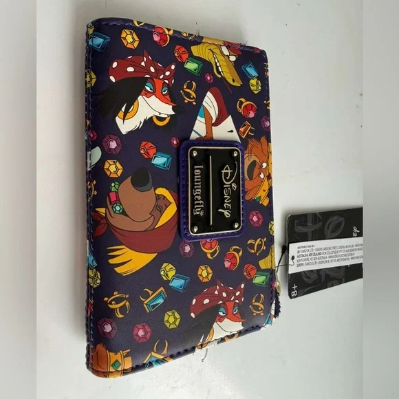Disney Loungefly Purple Wallet - Picture 2 of 4